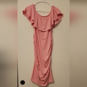 Maternity dress - pink - Size S